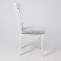 Стул Ингольф белый тон 7/серая ткань Аризона дождь 149/2 купить в Минске