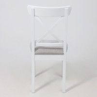 Стул Ингольф белый тон 7/серая ткань Аризона дождь 149/2 купить в Минске