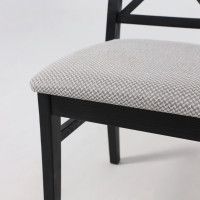 Стул Ингольф черный тон 9/серая ткань Аризона дождь 149/2 купить в Минске