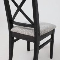 Стул Ингольф черный тон 9/серая ткань Аризона дождь 149/2 купить в Минске