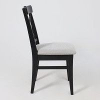 Стул Ингольф черный тон 9/серая ткань Аризона дождь 149/2 купить в Минске