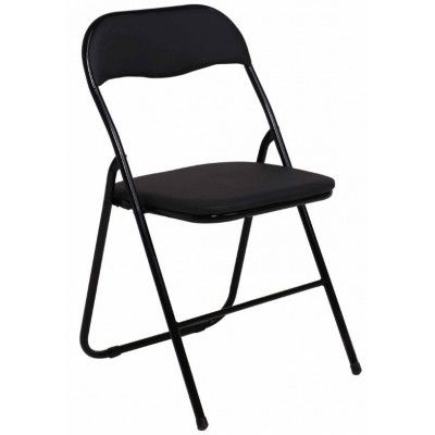 Стул складной AksHome JAKE (Джейк) кожзам черный купить в Минске