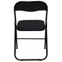 Стул складной AksHome JAKE (Джейк) кожзам черный купить в Минске