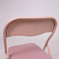 Стул складной AksHome JAKE (Джейк) велюр нежно-розовый купить в Минске