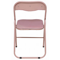 Стул складной AksHome JAKE (Джейк) велюр нежно-розовый купить в Минске