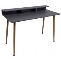 Стол письменный AksHome JASPER (Джаспер) серый/бук