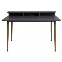 Стол письменный AksHome JASPER (Джаспер) серый/бук купить в Минске Стол письменный AksHome JASPER (Джаспер) серый/бук купить в Минске