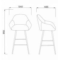 Стул барный AksHome JERSEY (Джерсей) купить в Минске