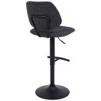 Стул барный AksHome JESSY (Джесси) темно-серая ткань/черный купить в Минске Стул барный AksHome JESSY (Джесси) темно-серая ткань/черный купить в Минске