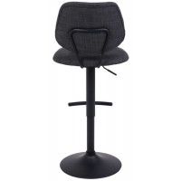 Стул барный AksHome JESSY (Джесси) темно-серая ткань/черный купить в Минске Стул барный AksHome JESSY (Джесси) темно-серая ткань/черный купить в Минске