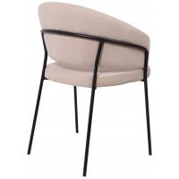 Кресло JUST (Джаст) бежевый VELUTTO 18 / черный купить в Минске