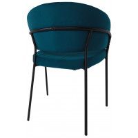 Кресло JUST (Джаст) бирюзовый VELUTTO 20 / черный купить в Минске