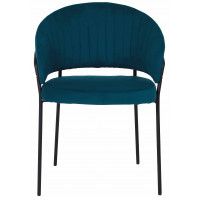 Кресло JUST (Джаст) бирюзовый VELUTTO 20 / черный купить в Минске