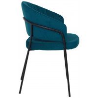 Кресло JUST (Джаст) бирюзовый VELUTTO 20 / черный купить в Минске