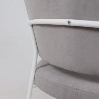 Кресло JUST (Джаст) антрацитовый Brandy Light 28/белый купить в Минске