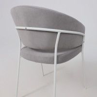 Кресло JUST (Джаст) антрацитовый Brandy Light 28/белый купить в Минске