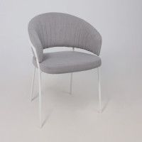 Кресло JUST (Джаст) антрацитовый Brandy Light 28/белый купить в Минске