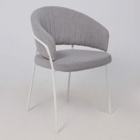 Кресло JUST (Джаст) антрацитовый Brandy Light 28/белый купить в Минске