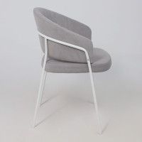 Кресло JUST (Джаст) антрацитовый Brandy Light 28/белый купить в Минске