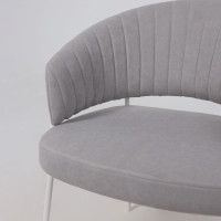 Кресло JUST (Джаст) антрацитовый Brandy Light 28/белый купить в Минске