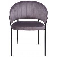 Кресло JUST (Джаст) графитовый VELUTTO 19 / черный купить в Минске