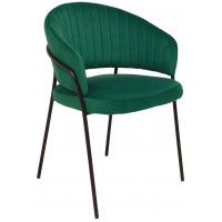 Кресло JUST (Джаст) зеленый VELUTTO 33 / черный