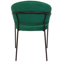Кресло JUST (Джаст) зеленый VELUTTO 33 / черный купить в Минске