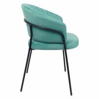 Кресло JUST (Джаст) светло-зеленый VELUTTO 43 / черный купить в Минске