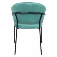 Кресло JUST (Джаст) светло-зеленый VELUTTO 43 / черный купить в Минске