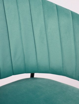 Кресло JUST (Джаст) светло-зеленый VELUTTO 43 / черный
