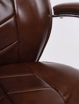 Кресло Akshome KAPRAL (Капрал) натуральная кожа коричневый