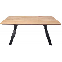 Стол КАТМАЙ, обеденный 160*85*75 дуб натуральный/черный купить в Минске Стол КАТМАЙ, обеденный 160*85*75 дуб натуральный/черный купить в Минске