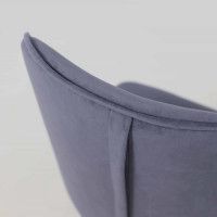 Стул AksHome КАВРУС U-R Nessi Cosmic 16 джинсовый велюр/черный купить в Минске