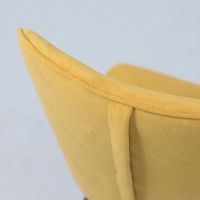 Стул AksHome КАВРУС U-R Nessi Mimoza 14 мимоза велюр/черный купить в Минске