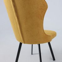 Стул AksHome КАВРУС U-R Nessi Mimoza 14 мимоза велюр/черный купить в Минске