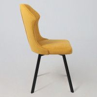 Стул AksHome КАВРУС U-R Nessi Mimoza 14 мимоза велюр/черный купить в Минске