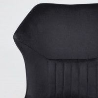 Стул AksHome КАВРУС U-R Seven 035 черный велюр/черный купить в Минске