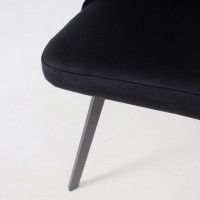 Стул AksHome КАВРУС U-R Seven 035 черный велюр/черный купить в Минске