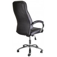 Кресло AksHome King A Lux (Кинг А) натуральная кожа черный купить в Минске