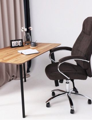 Кресло AksHome King A (Кинг А) ткань коричневый купить в Минске