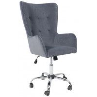 Кресло BELLA (Белла) XL Kiton 713 Graphite велюр/графит