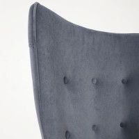 Кресло BELLA (Белла) XL Kiton 713 Graphite велюр/графит купить в Минске