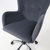 Кресло BELLA (Белла) XL Kiton 713 Graphite велюр/графит купить в Минске