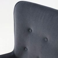 Кресло BELLA (Белла) XL Kiton 713 Graphite велюр/графит купить в Минске