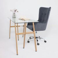 Кресло BELLA (Белла) XL Kiton 713 Graphite велюр/графит купить в Минске