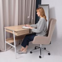 Кресло BELLA (Белла) XL chrome Kiton 714 Powder велюр/пудровый купить в Минске