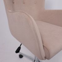 Кресло BELLA (Белла) XL chrome Kiton 714 Powder велюр/пудровый купить в Минске