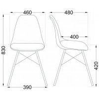 Стул AksHome Kord PP (Корд) зеленый/дерево купить в Минске Стул AksHome Kord PP (Корд) зеленый/дерево купить в Минске