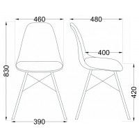 Стул AksHome Kord PP (Корд) белый/дерево купить в Минске Стул AksHome Kord PP (Корд) белый/дерево купить в Минске