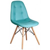 Стул AksHome Kord (Корд) бирюзовый/дерево